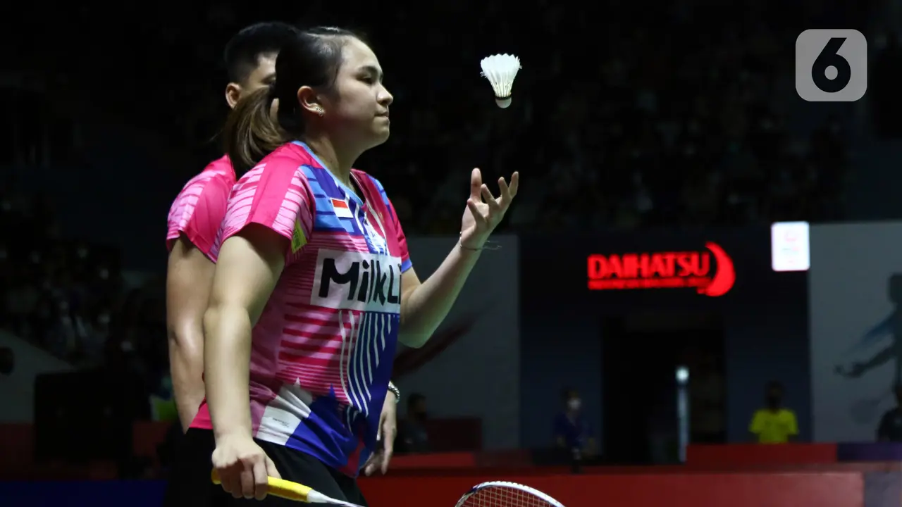 FOTO: Praveen / Melati Raih Tiket 16 Besar Indonesia Masters 2022