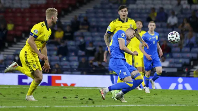 FOTO: Ukraina Tembus Perempat Final Euro 2020 Usai Taklukkan Swedia