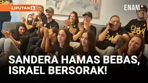  Tentara As-Israel Dibebaskan Hamas, Warga Israel Rayakan di Tel Aviv