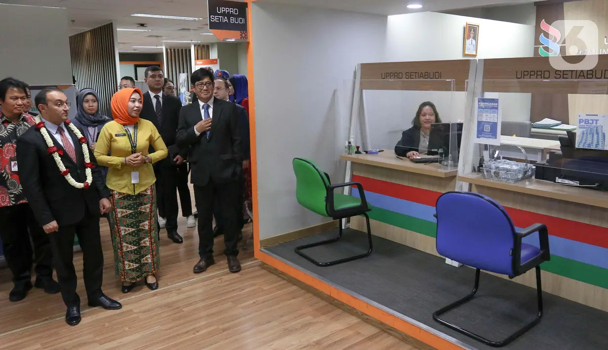 Kunjungan kenegaraan ini untuk melihat langsung penyelenggaraan lokasi pengintegrasian pelayanan publik. (Liputan6.com/Herman Zakharia)