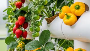 Panduan Lengkap Hidroponik Buah Sistem Pipa PVC Vertikal Anti Gagal untuk Pemula (Foto: AI)