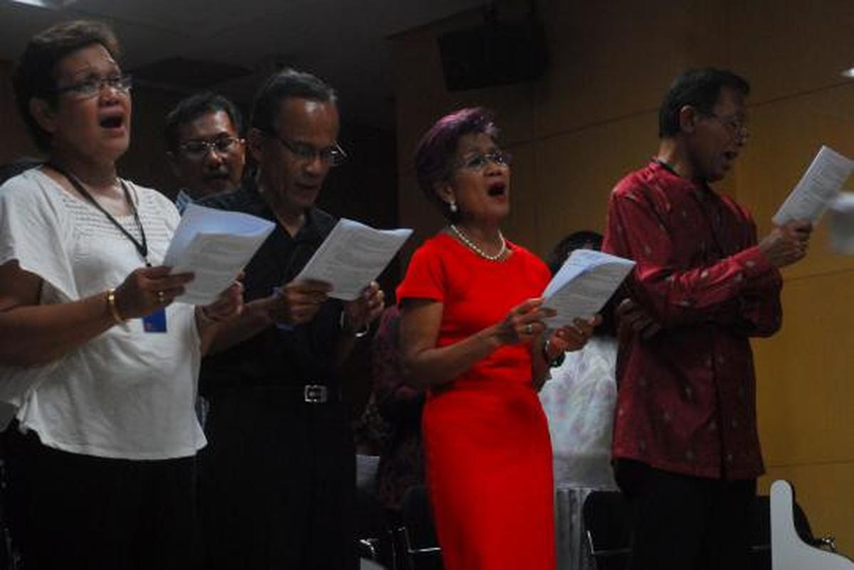 Miranda Goeltom rayakan Natal di KPK