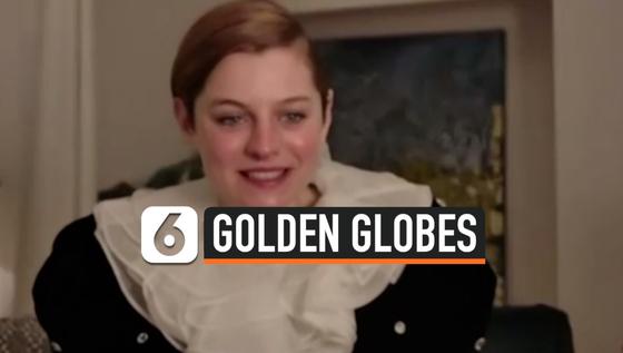 VIDEO: Pemeran Putri Diana, Emma Corrin Jadi Aktris Serial Terbaik Golden Globe