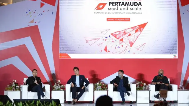 Pertamina kembali menggelar ajang Pertamuda: Seed & Scale Up 2022. Kegiatan ini dibuka langsung oleh Direktur Utama Pertamina Nicke Widyawati, Jakarta Selatan, Senin (15/8/2022).