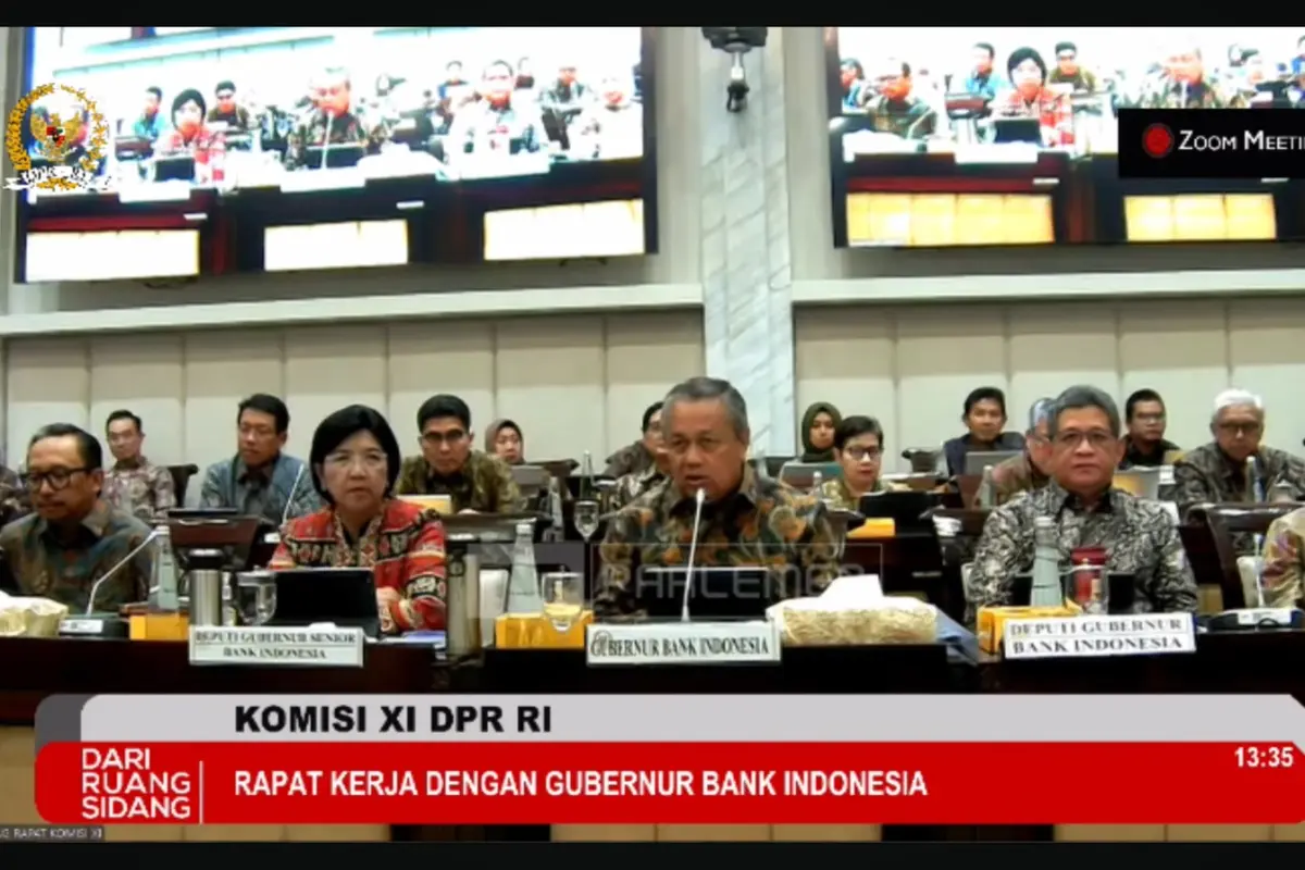 Gubernur Bank Indonesia Perry Warjiyo. (Foto: tangkapan layar/Tira Santia)
