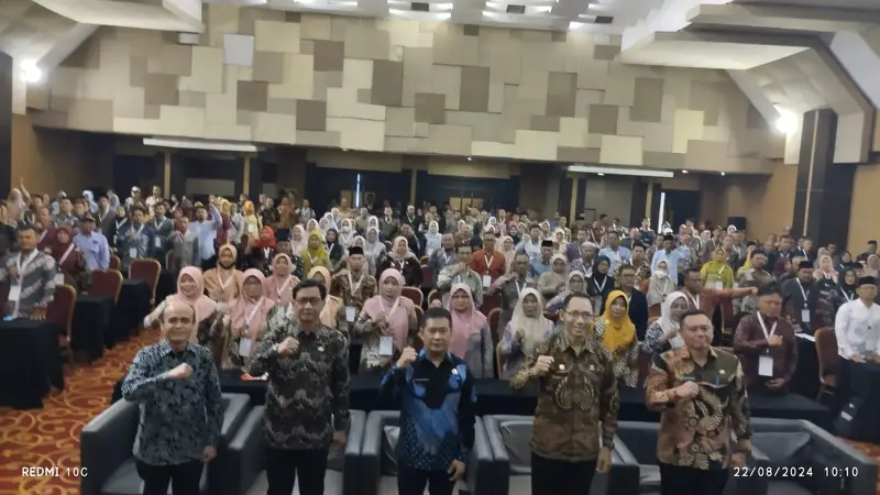 Ratusan peserta dari 312 desa di Jawa Barat mengikuti Pelatihan Peningkatan Kapasitas Aparatur Pemerintahan Desa dan Pengurus Kelembagaan Desa (P3PD) 2024. (Istimewa)