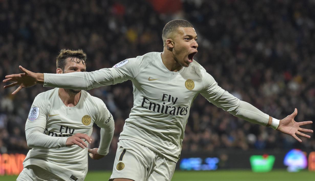 1. Kylian Mbappe (PSG) - 81 Juta Pounds. (AFP/Pascal Pavani)