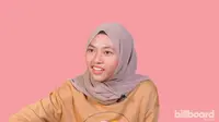 Intip Keseruan Feby Putri Bermain Finish The Lyrics. sumberfoto: Billboard Indonesia
