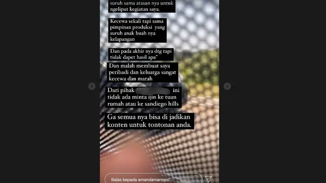 Amanda Manopo Geram Diliput Saat Sedang Ziarah ke Makam Ibunda. (instagram.com/amandamanopo)