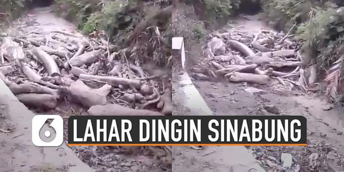 VIDEO: Viral Lahar Dingin Kembali Terjadi di Sekitar Gunung Sinabung