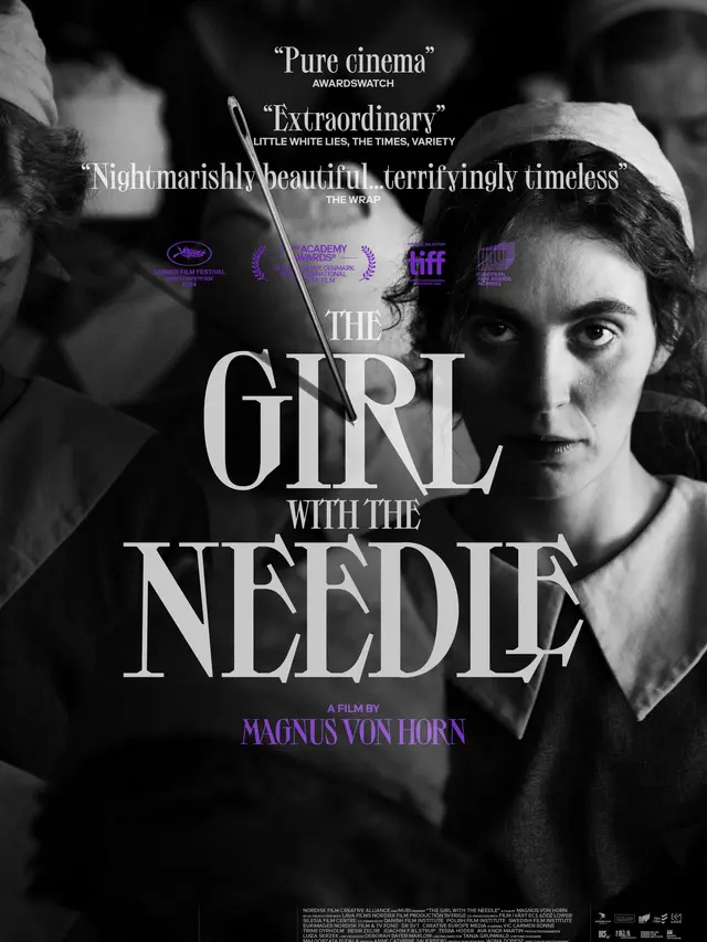 Poster film The Girl with the Needle. (Foto: Dok. MUBI/ IMDb/ KlikFilm)