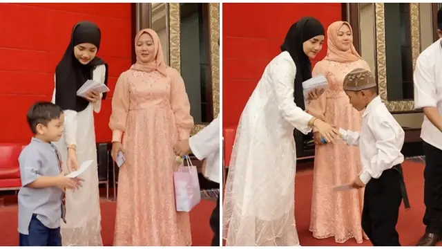 6 Momen Fuji Santuni 500 Anak Yatim, Tak Kuasa Tahan Tangis Ingat Gala