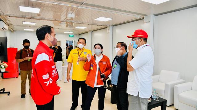 Jokowi Nonton Langsung MotoGP di Sirkuit Mandalika
