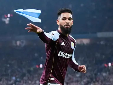 Aston Villa berhasil melaju ke babak perempat final Liga Europa 2025/2026 setelah menaklukkan Lille dengan skor 2-0 pada pertandingan leg kedua babak 16 besar di Villa Park, Jumat (20/3/2026) dini hari WIB. (Nick Potts/PA via AP)