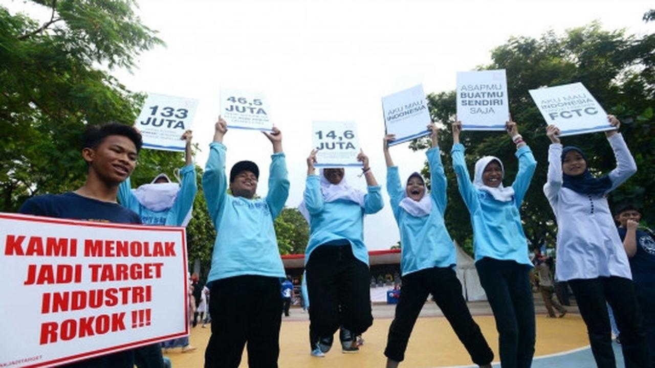 Siswa dan guru se-Jakarta-Bandung kampanyekan sekolah tanpa rokok