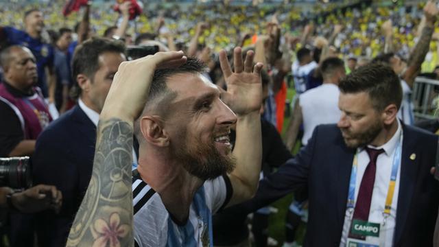 FOTO Lionel Messi di Stadion Maracana