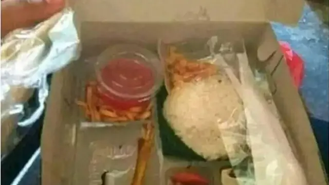 8 Potret Nyeleneh Isi Nasi Kotak yang Bikin Geleng Kepala, Lauknya Kocak Banget