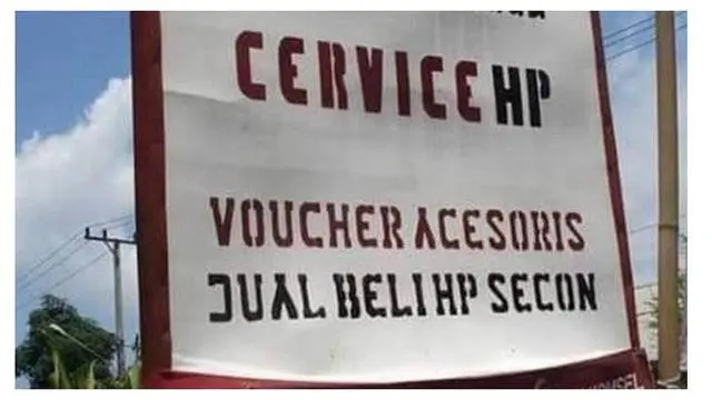 6 Tulisan Bahasa Inggris Typo Satu Huruf Ini Bikin Makna Jadi Berbeda, Kocak