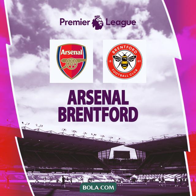 Liga Inggris - Arsenal Vs Brentford