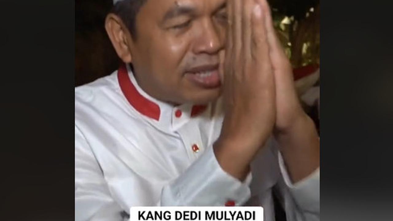 Dedi Mulyadi Sampai Sembah Minta Maaf kepada Protokol Istana 'Saya Aduh Calutak'