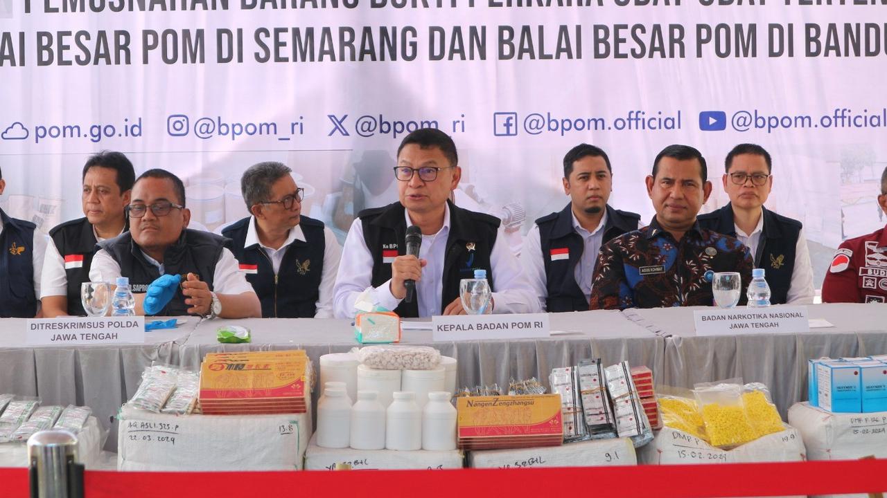 BPOM Kesulitan Ungkap Tersangka Utama Pabrik Pil Koplo di Semarang, Ini Alasannya