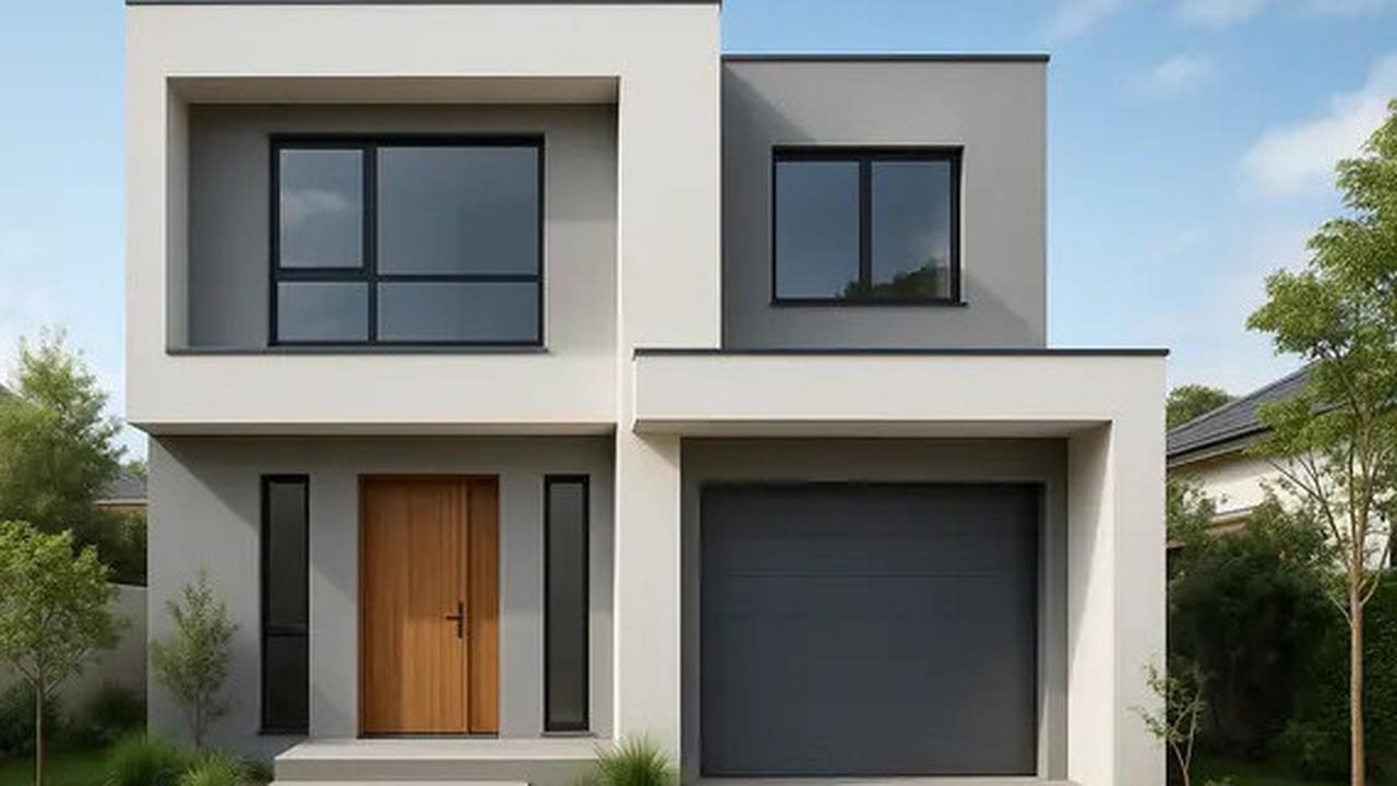 Cat Rumah Minimalis Tampak Depan Warna Cerah sekaligus Menyegarkan