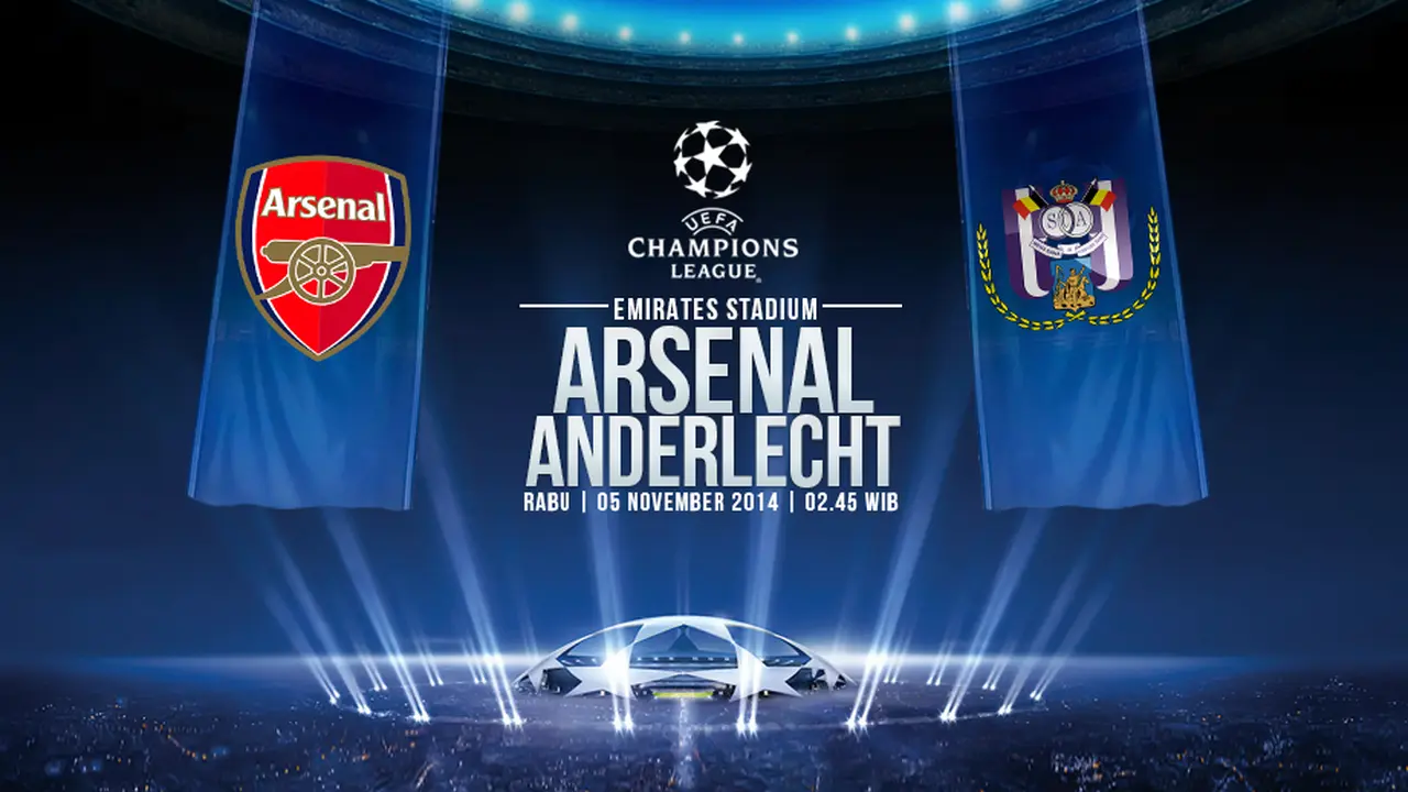Prediksi Arsenal Vs Anderlecht
