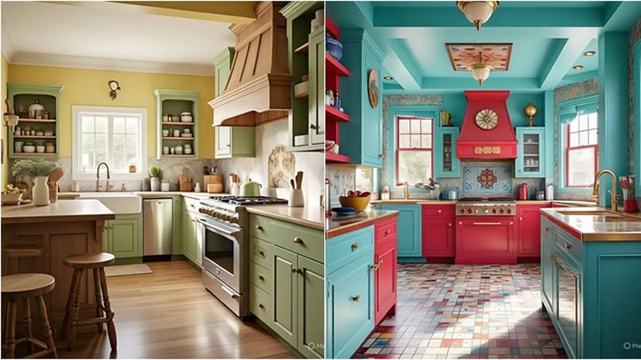 13 Kombinasi Warna Dapur Unik yang Bisa Dicoba, Jadi Tren di Tahun 2025