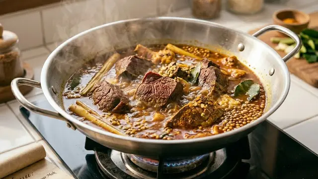 Rebus Paru dengan Rempah Aromatik