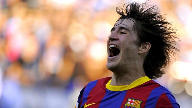 Mantan pemain Barcelona, Bojan Krkic, gagal bersinar di bawah asuhan Pep Guardiola. (AFP/Jorge Guerrero)