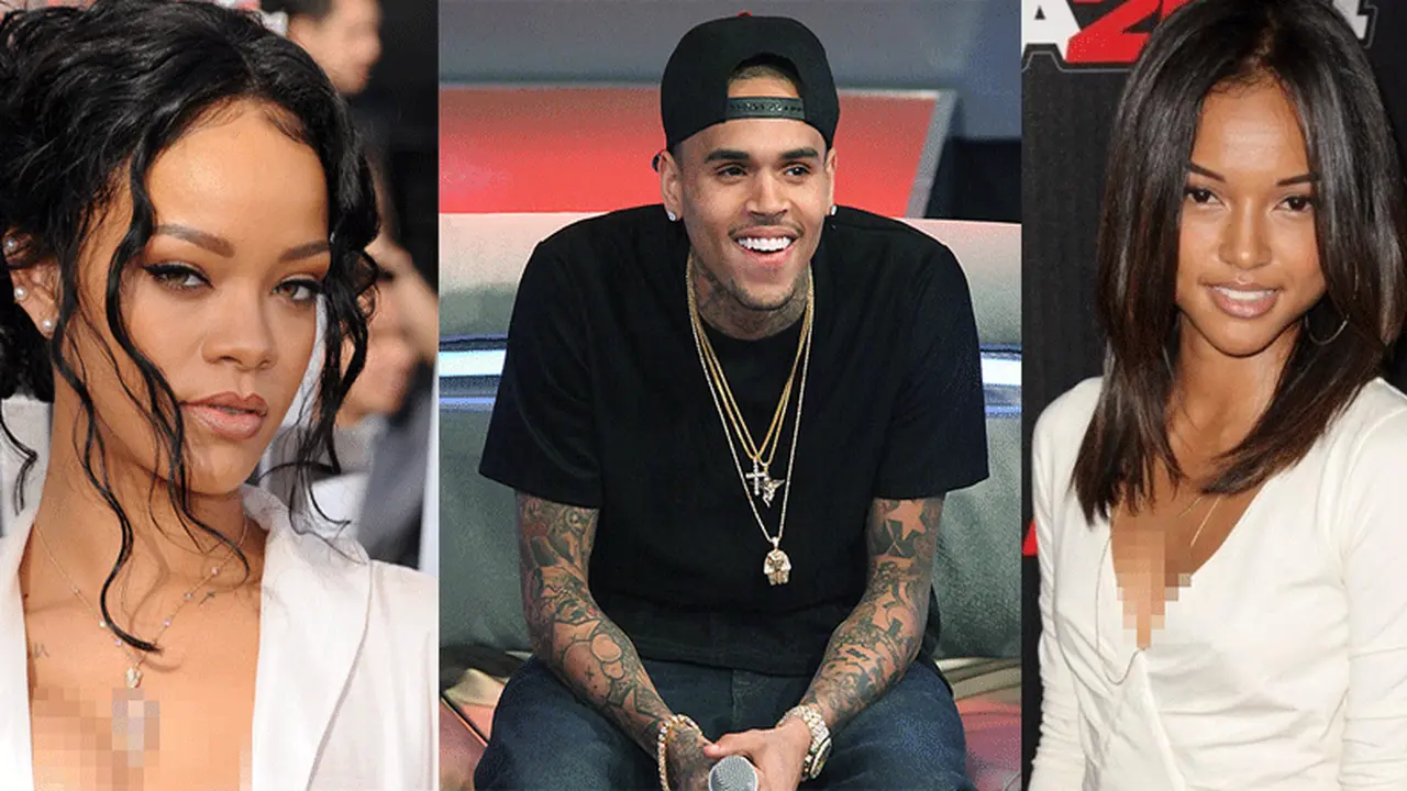 Karrueche Tran-Chris Brown-Rihanna