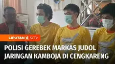 Polisi menggerebek sebuah rumah yang dijadikan tempat judi online jaringan Kamboja di Cengkareng, Jakarta Barat. Diduga perputaran uang judi online mencapai Rp21 miliar dalam satu hari.