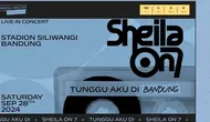 Sheila On 7 bakal gelar konser bertajuk 'Tunggu Aku Di', lalu besok pukul 10.00 WIB, Rabu 1 Mei 2024 merupakan waktu penjualan tiket konser Sheila On 7 di Bandung. (www.tungguakudi.com)