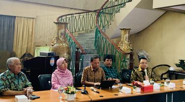 Acara "Diskusi Publik: Wabah Corona, Apa dan Bagaimana" di kantor CDCC, Jakarta Selatan, pada Kamis (20/2/2020).