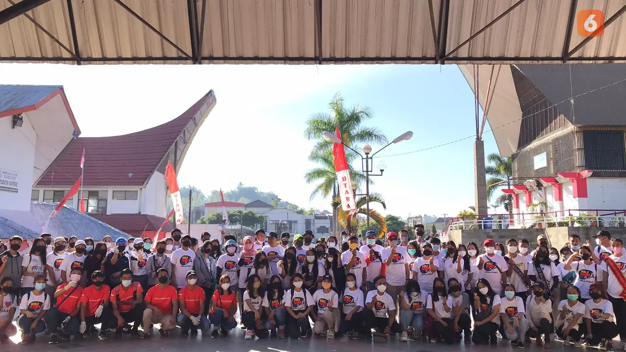 Relawan World Clean Up Day 2021 Toraja Utara (Liputan6.com/Istimewa)