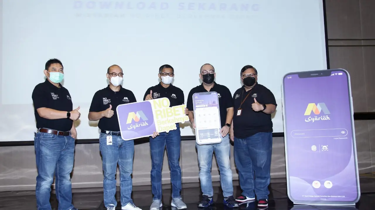 Peluncuran aplikasi M-Syariah oleh Bank Mega Syariah