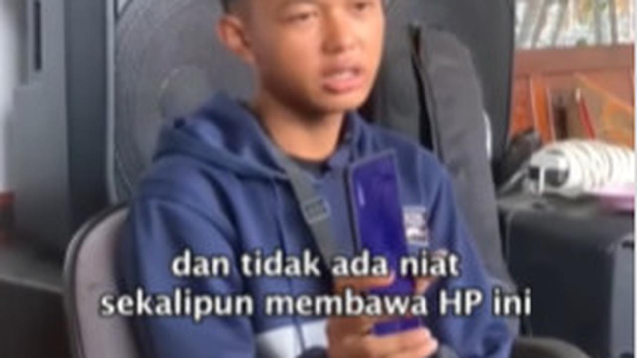 Pria Pencuri HP Disuruh Klarifikasi Minta Maaf Malah Beri Kata-Kata Bijak