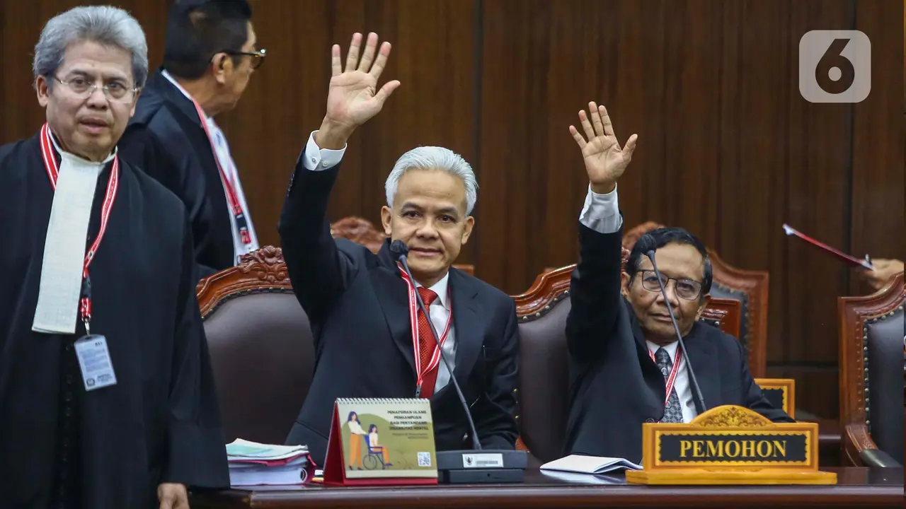Ganjar-Mahfud Hadiri Sidang Perdana PHPU