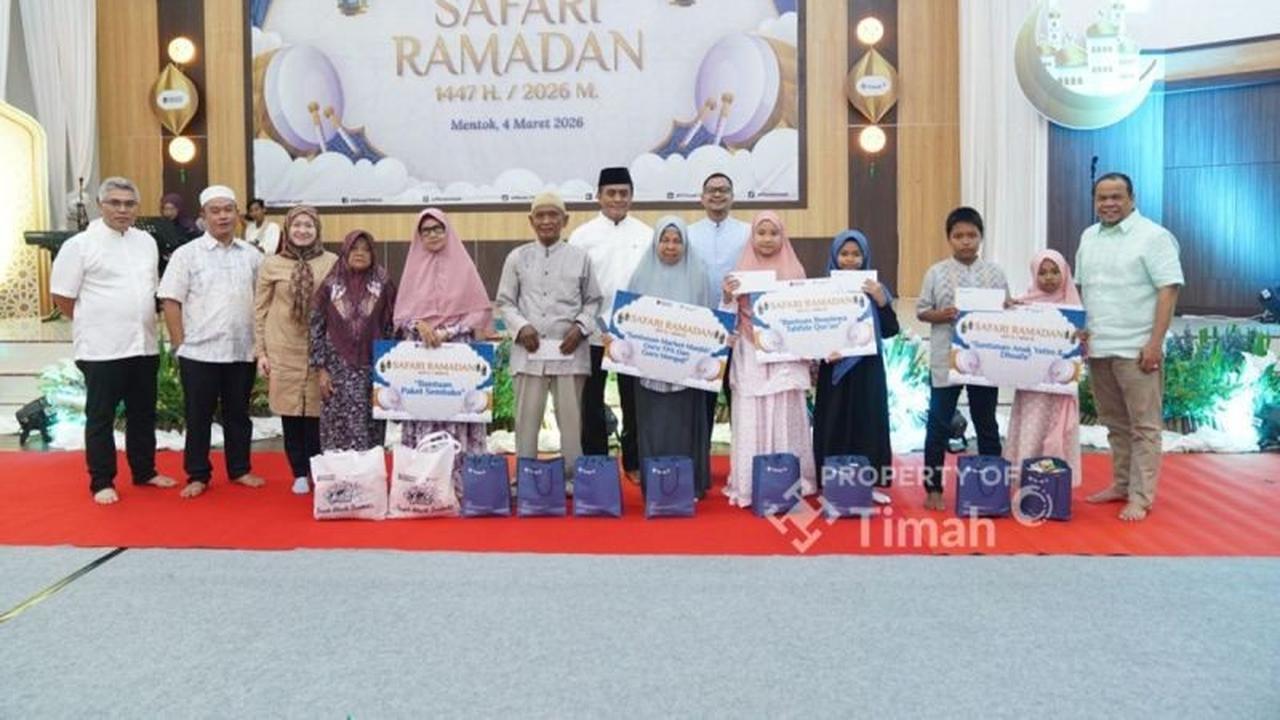 PT Timah Salurkan 600 Paket Bantuan Sembako di Bangka Barat, Ringankan Beban Ramadhan