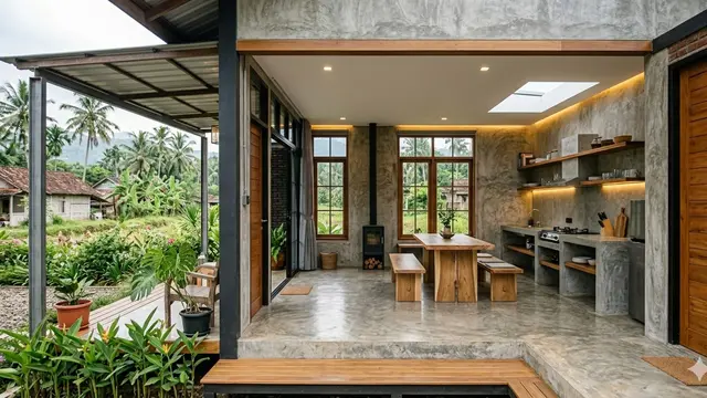 Desain Rumah Desa Murah (Foto: Gemini AI)