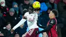 Pertandingan ini didominasi oleh Arsenal. Akan tetapi mereka sempat dibuat kerepotan dan harus bekerja keras untuk mengalahkan Bournemouth. (AP Photo/Alastair Grant)