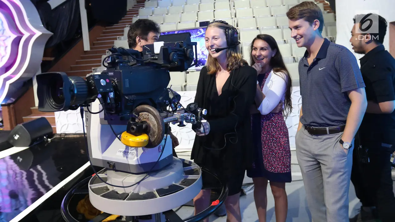 Mahasiswa Virginia University Kunjungi Studio Indosiar