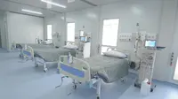 Rumah sakit modular Covid-19 kedua di Simprug yang dibangun Pertamina memiliki berbagai fasilitas kesehatan lengkap yang sama seperti rumah sakit pada umumnya.