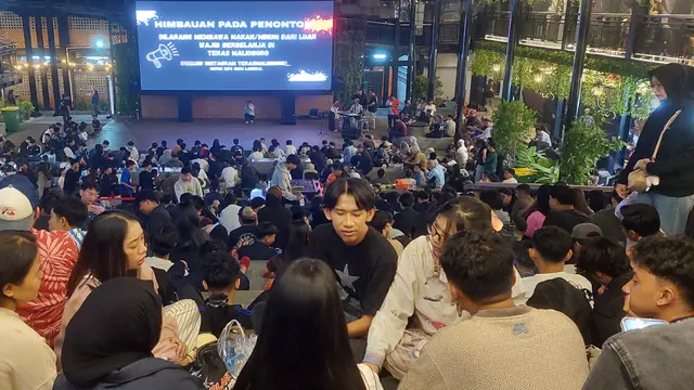Euforia Piala Dunia 2026 di Yogyakarta! Teras Malioboro Dipadati Ribuan Penonton saat Nobar Semifinal Inggris Vs Argentina