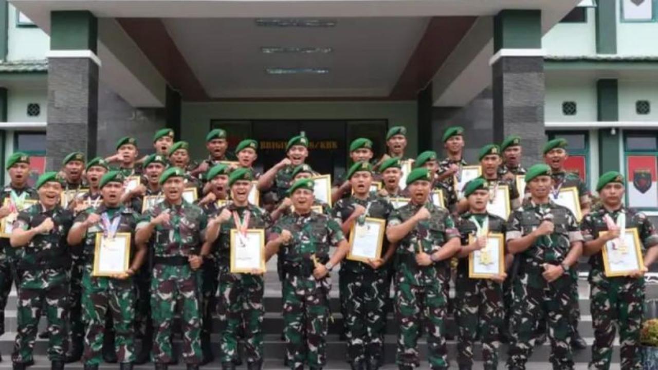 35 Prajurit Brigif TP 88 KBK Rejang Lebong Raih Penghargaan Olahraga Bergengsi
