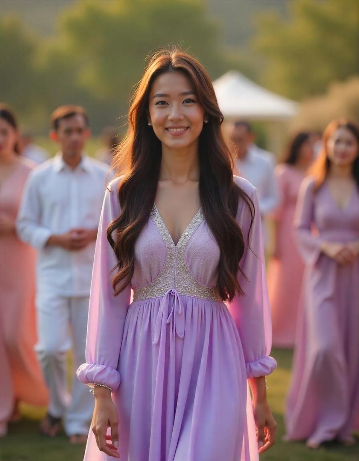 Baju Lebaran 2025 Misty Lavender