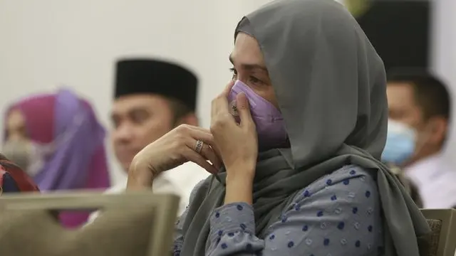 7 Momen Pengajian Sekaligus Doa Bersama untuk Vanessa Angel dan Bibi Ardiansyah