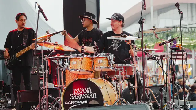 Aksi Nguber Drummer di Java Jazz Festival 2025