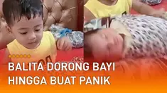 Tingkah balita memang sulit ditebak, dan tak jarang mengundang bahaya.