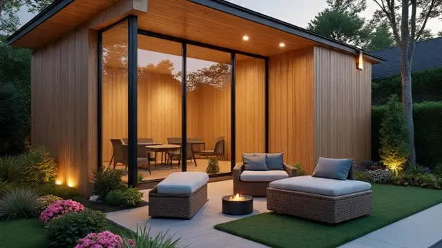 Ilustrasi Taman Belakang Rumah Ukuran 6x9 (Sumber Gambar: Meta AI)